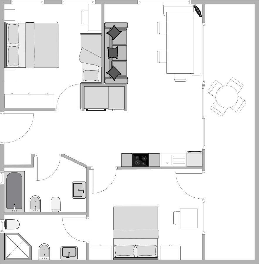 Baumannhof Apartment Добиако Екстериор снимка